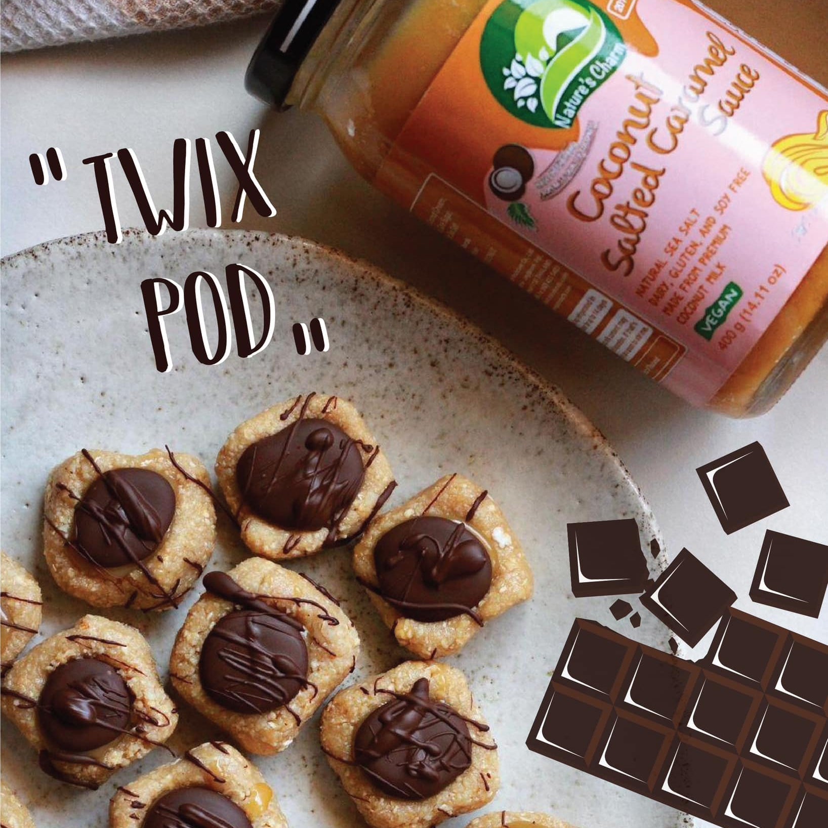 Nature's Charm Salted Coconut Caramel Sauce - 400g