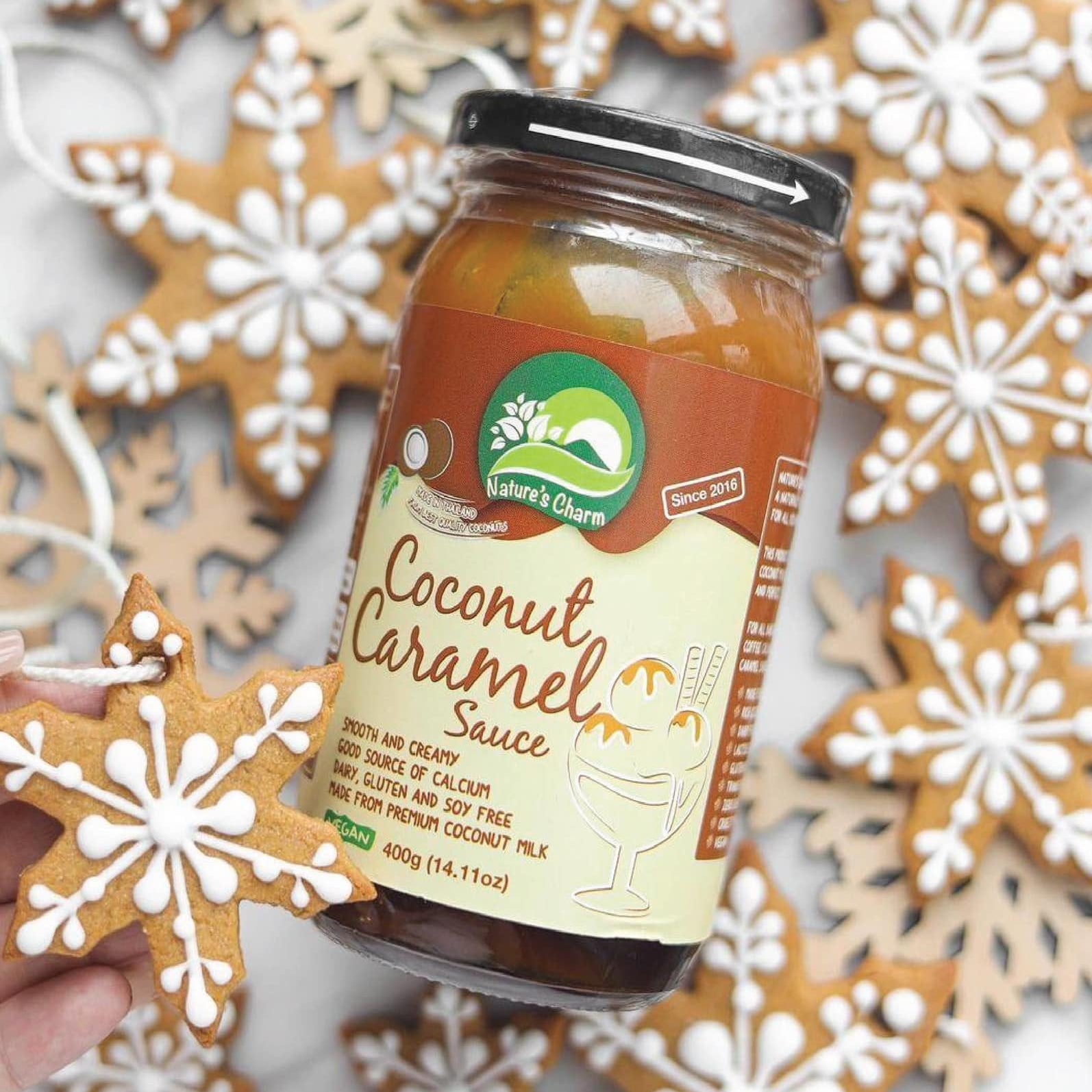 Nature's Charm Sauce Caramel à la Noix de Coco - 400g