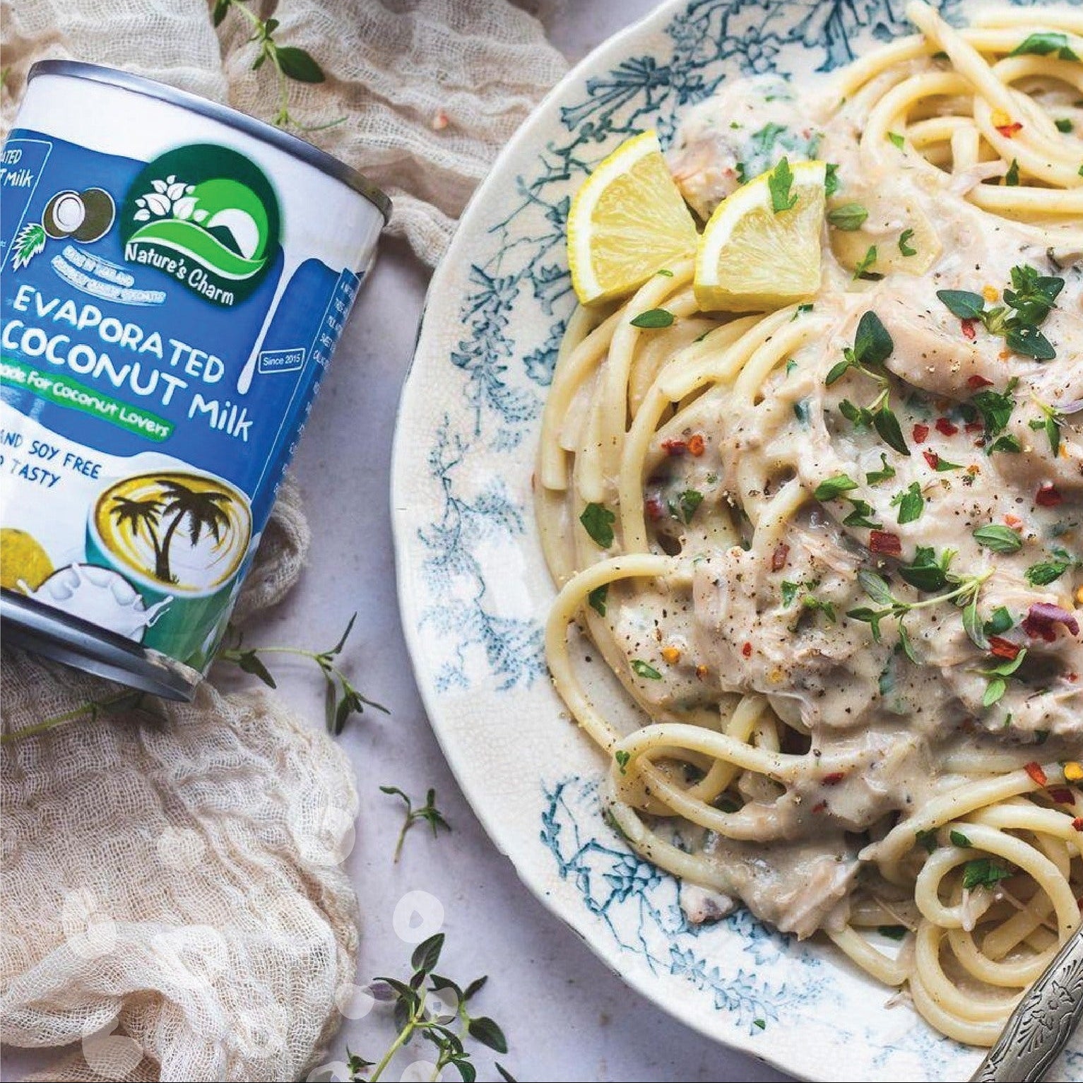 Nature's Charm Evaporated Coconut Milk - 360ml