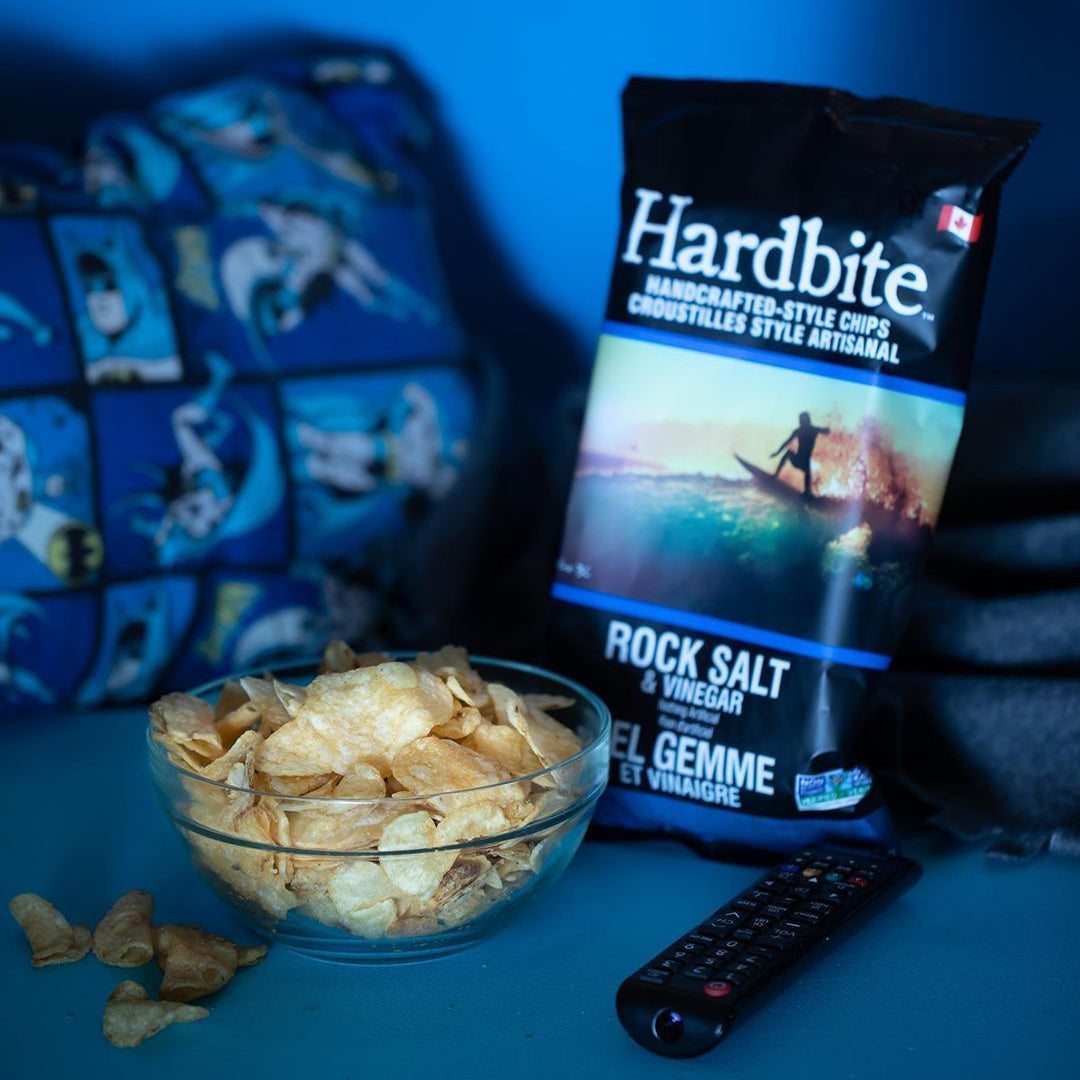 Hardbite Rock Salt & Vinegar Potato Chips - 150g