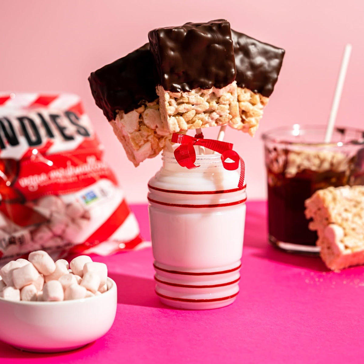 Dandies Peppermint Mini Marshmallows - 142g