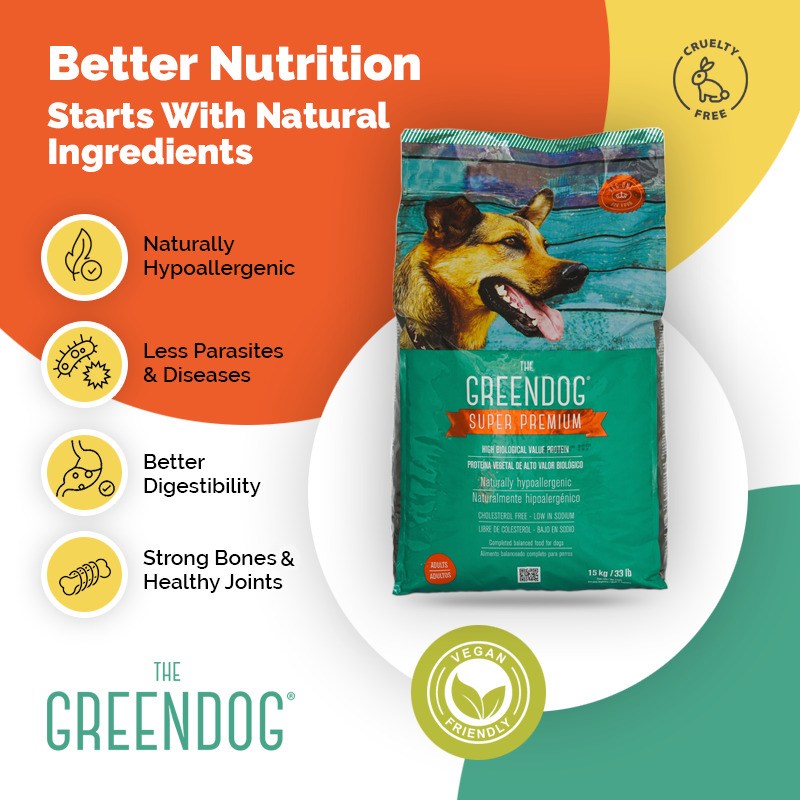 Green Dog Adult Dog Food - 15kg