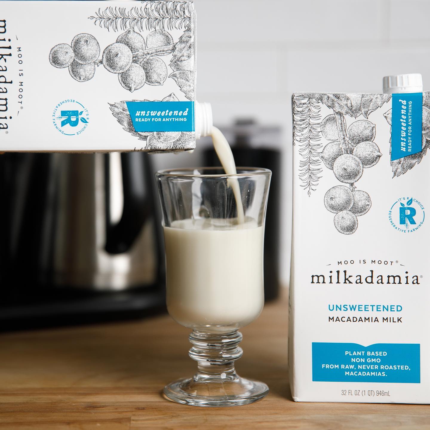 Milkadamia Unsweetened Macadamia Milk - 946ml