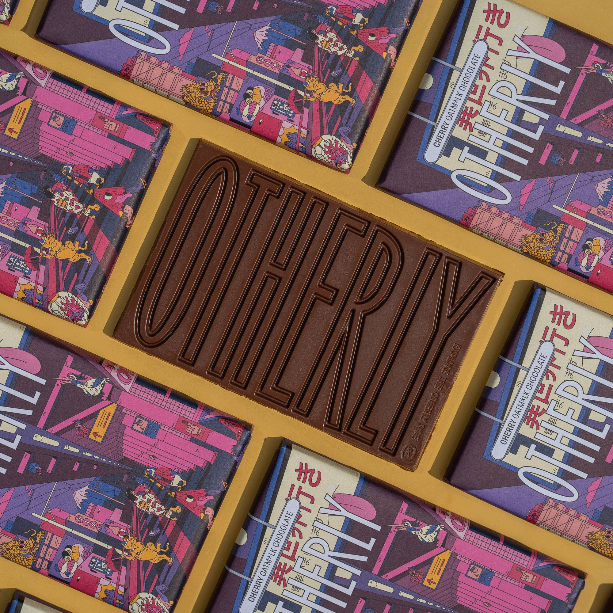 Otherly Cherry Oat Milk Chocolate Bar - 120g