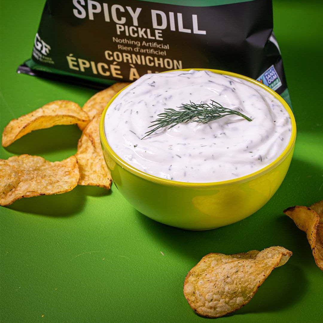 Hardbite Spicy Dill Pickle Potato Chips - 150g