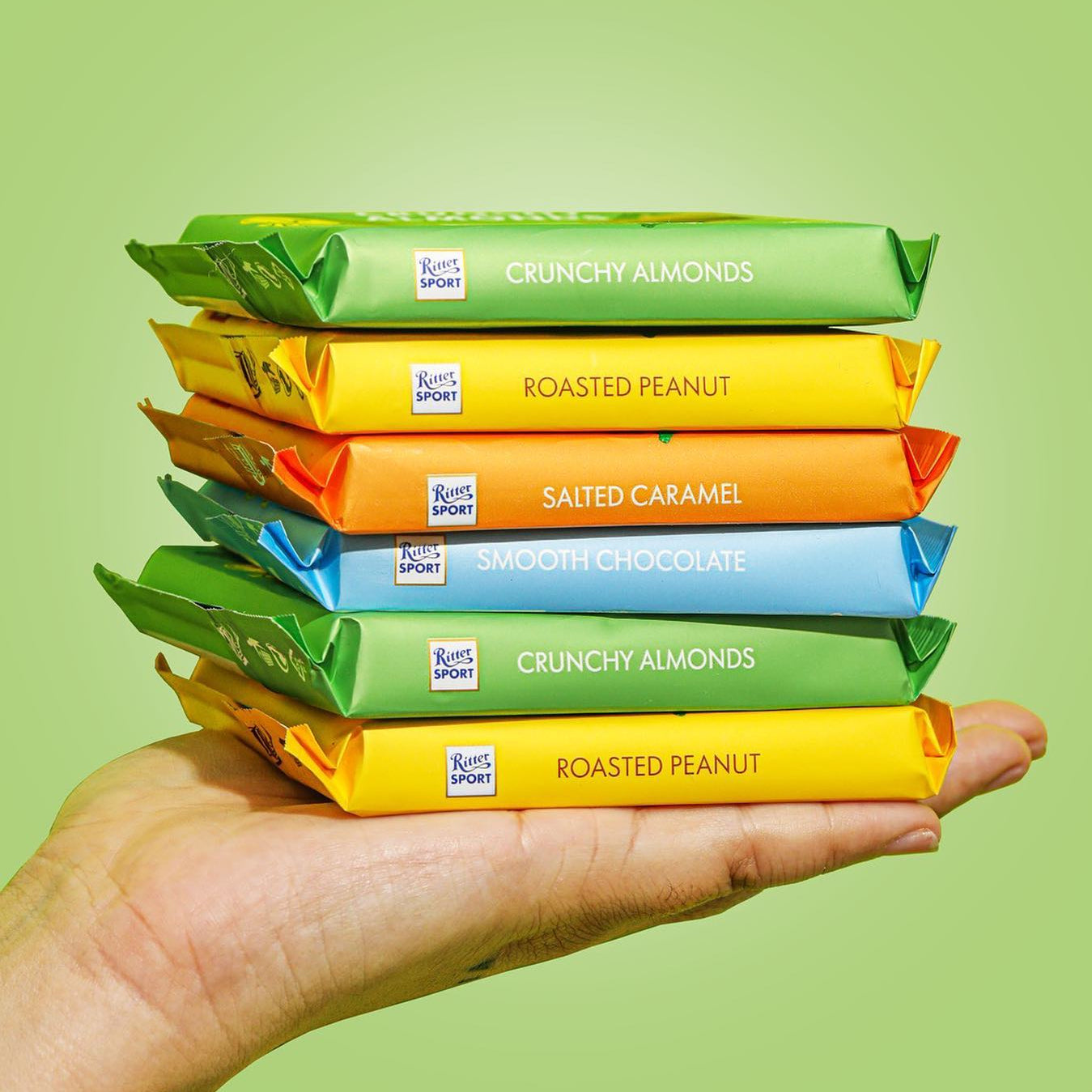 Ritter Sport Salted Caramel Vegan Chocolate Bar - 100g