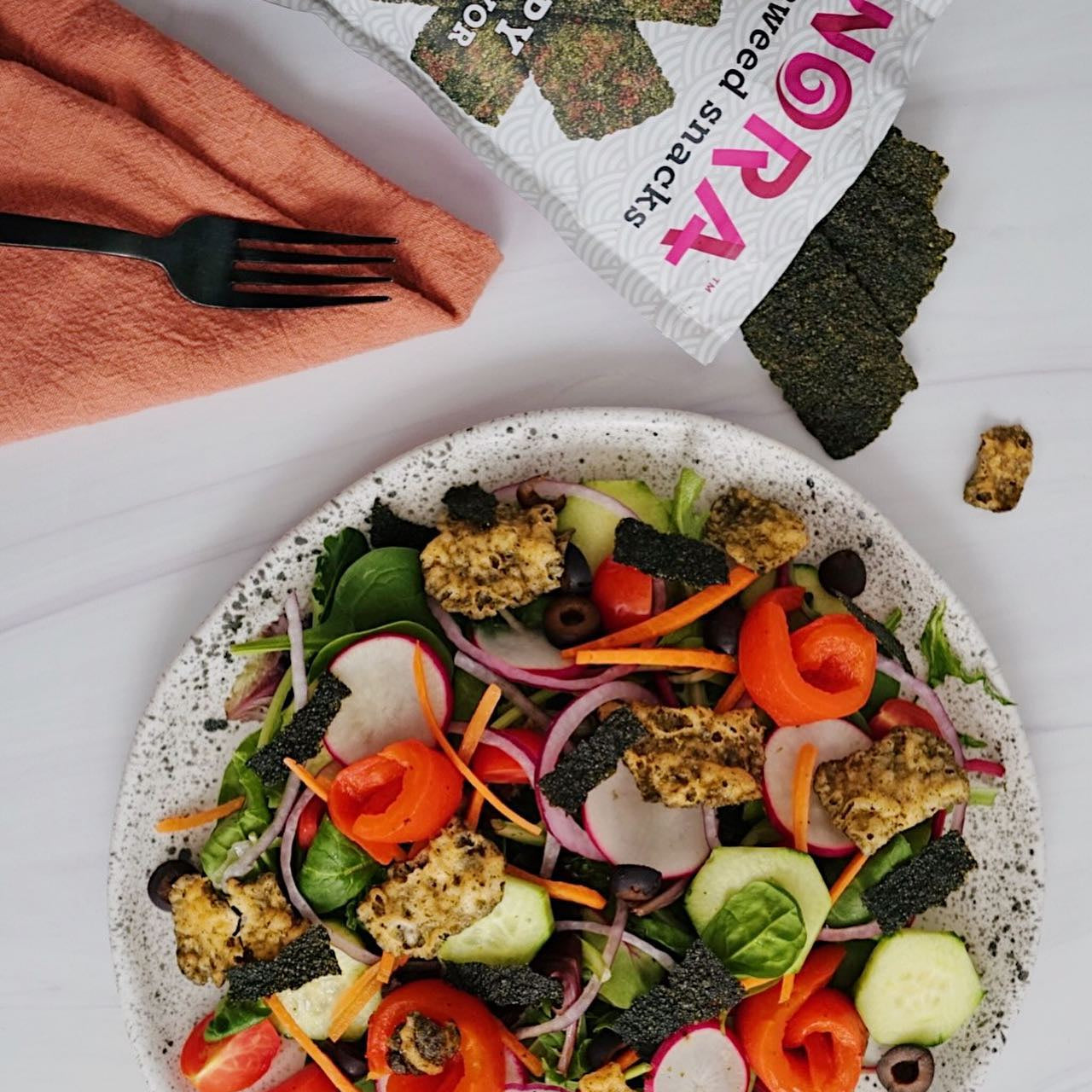 Snacks aux algues épicées croustillantes Nora - 32g