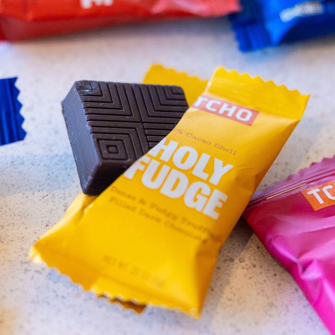 TCHO Holy Fudge Dark Chocolate Mini Bar - 7g