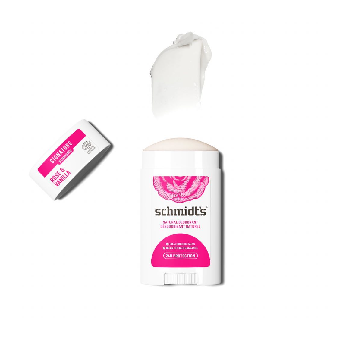 Schmidt's Rose & Vanilla Deodorant Stick - 75g
