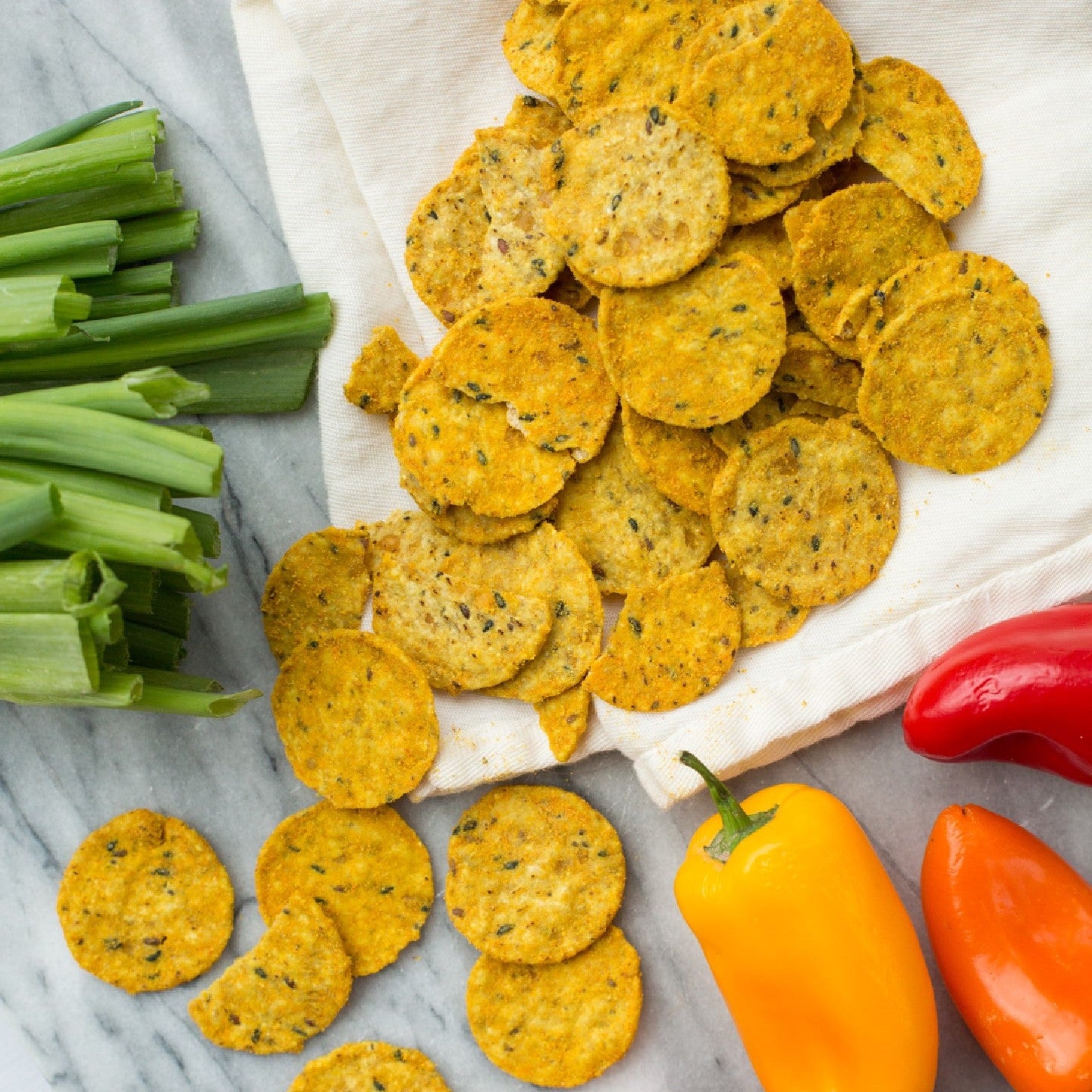 RW Garcia Organic Lentil Turmeric Crackers - 155g