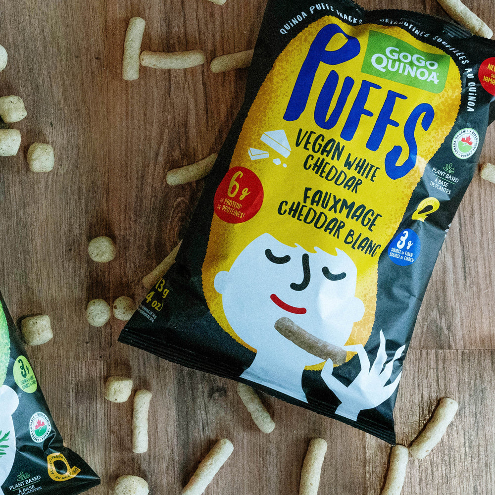 Gogo Quinoa White Cheddar Puffs - 113g