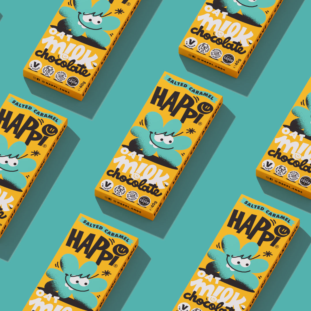 Happi Salted Caramel Oat Milk Chocolate - 80g
