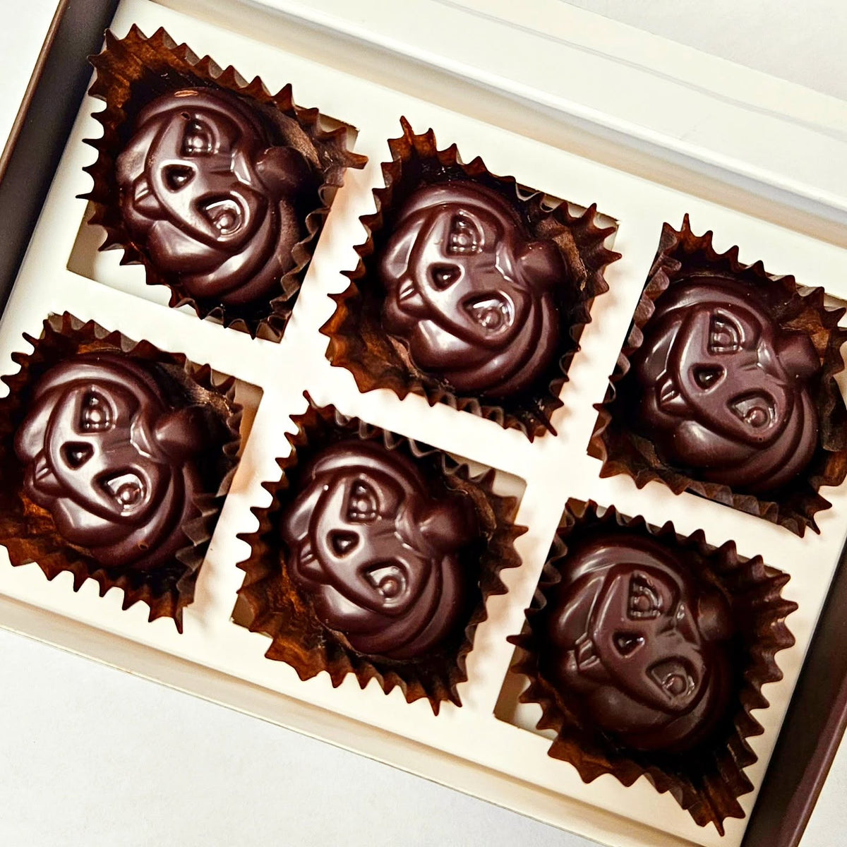 Citrouilles-lanternes à la crème d'orange et au chocolat Pure Lovin' - 80g