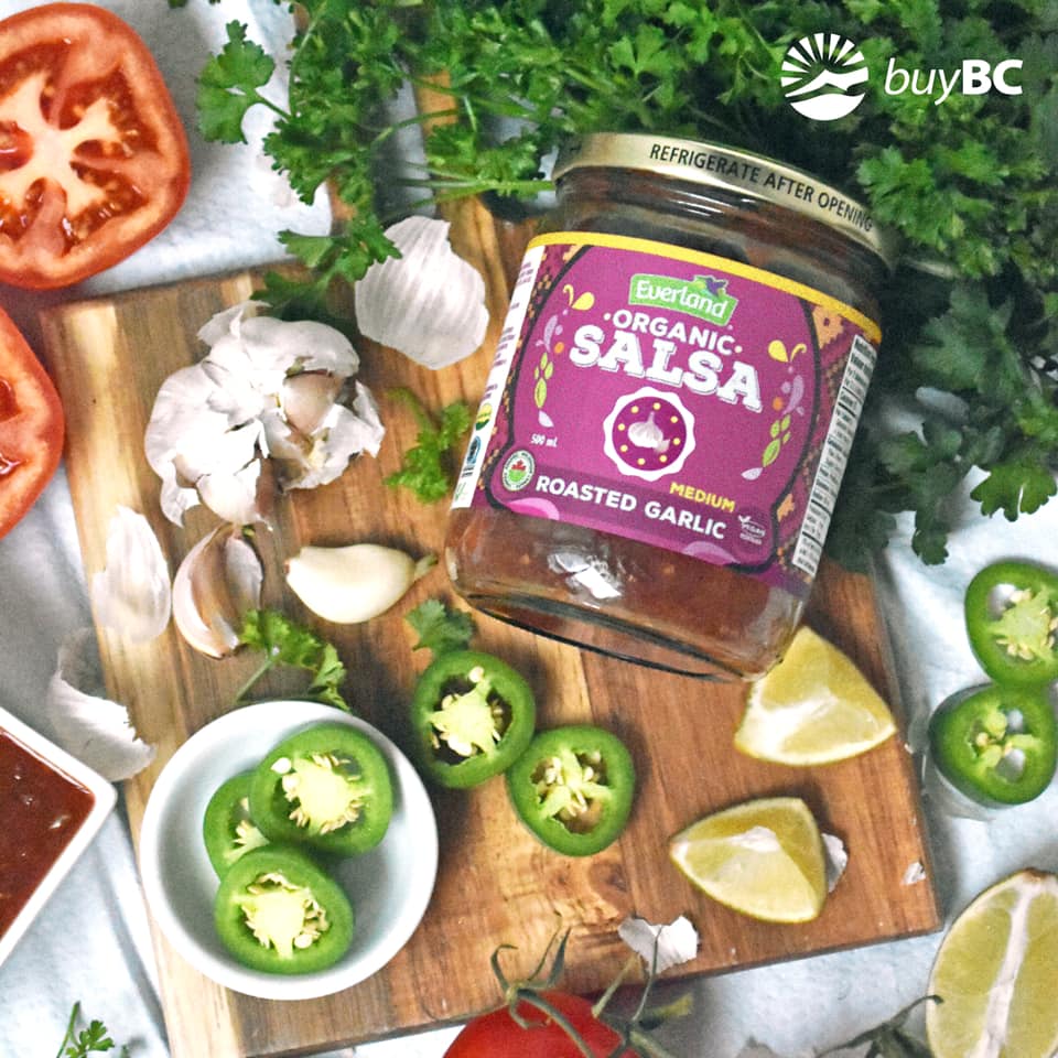 Everland Roasted Garlic Organic Salsa - 500ml