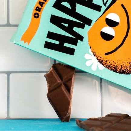 Happi Orange Oat Milk Chocolate - 80g – Vegan Supply