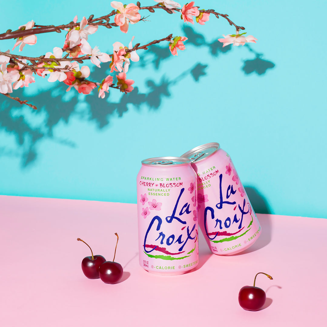 La Croix Cherry Blossom Sparkling Water - 355ml – Vegan Supply