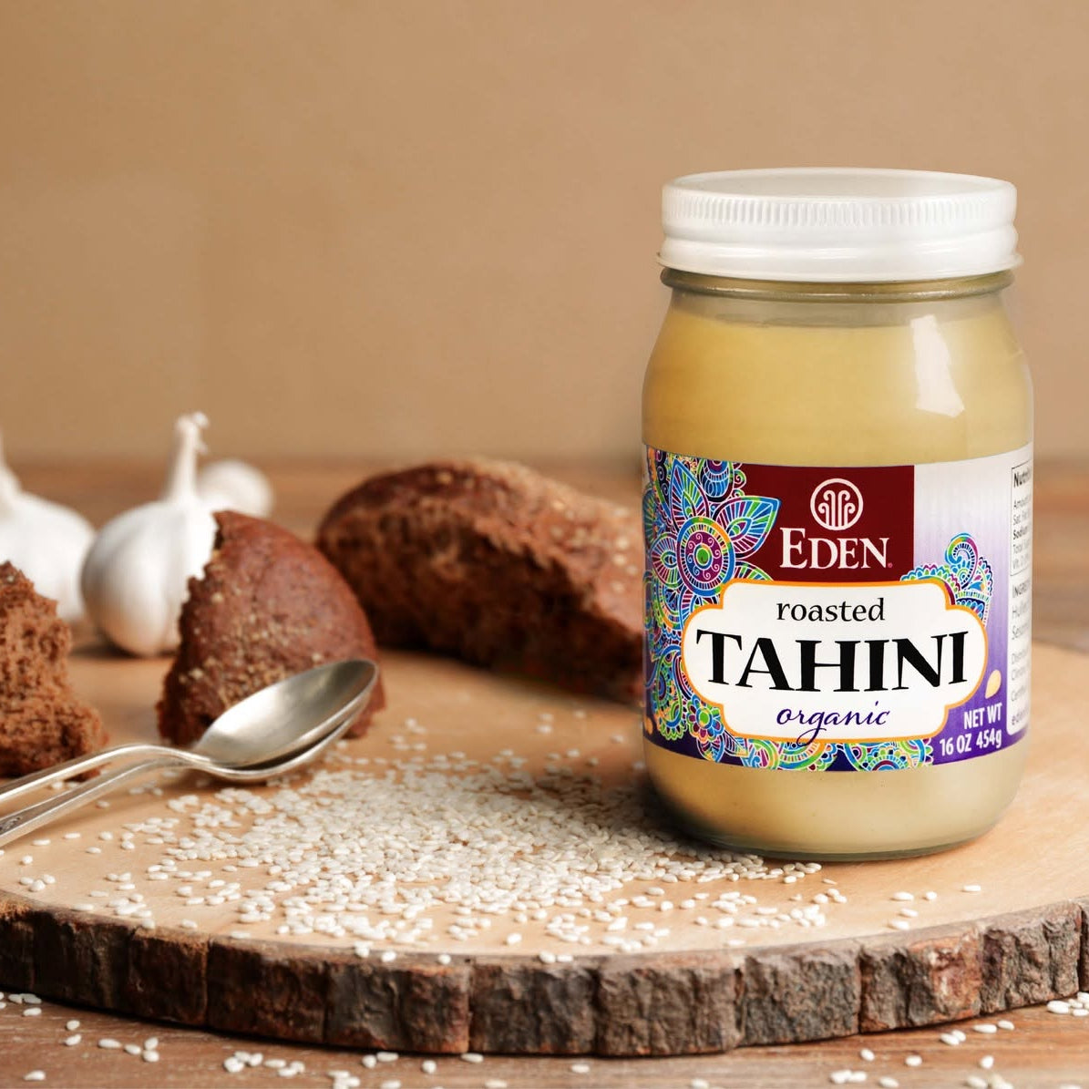Eden Organic Roasted Sesame Tahini - 454g