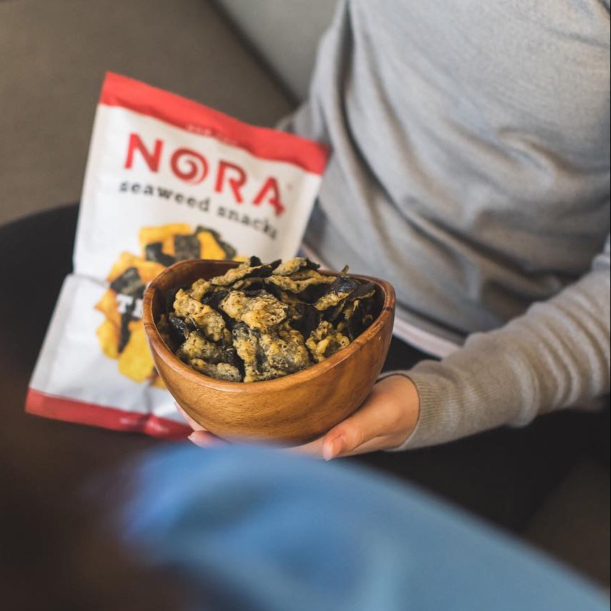 Nora Spicy Tempura Seaweed Snacks - 32g