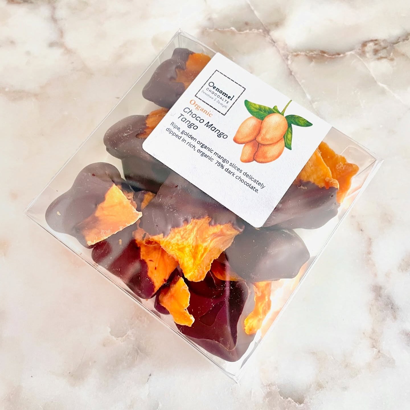 Oenomel Choco Mango Tango Dipped Mango Pieces - 90g