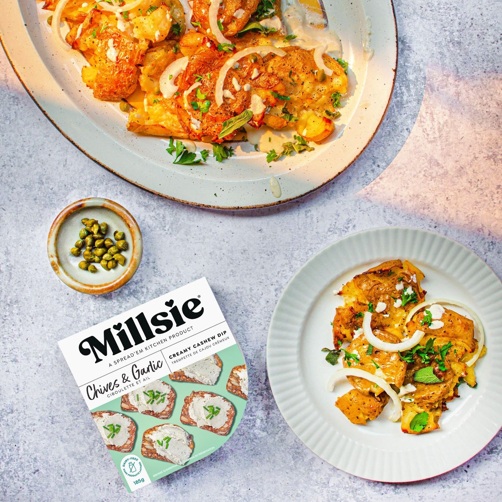 Spread'Em Tartinade Ciboulette &amp; Ail Noix de Cajou - 183g