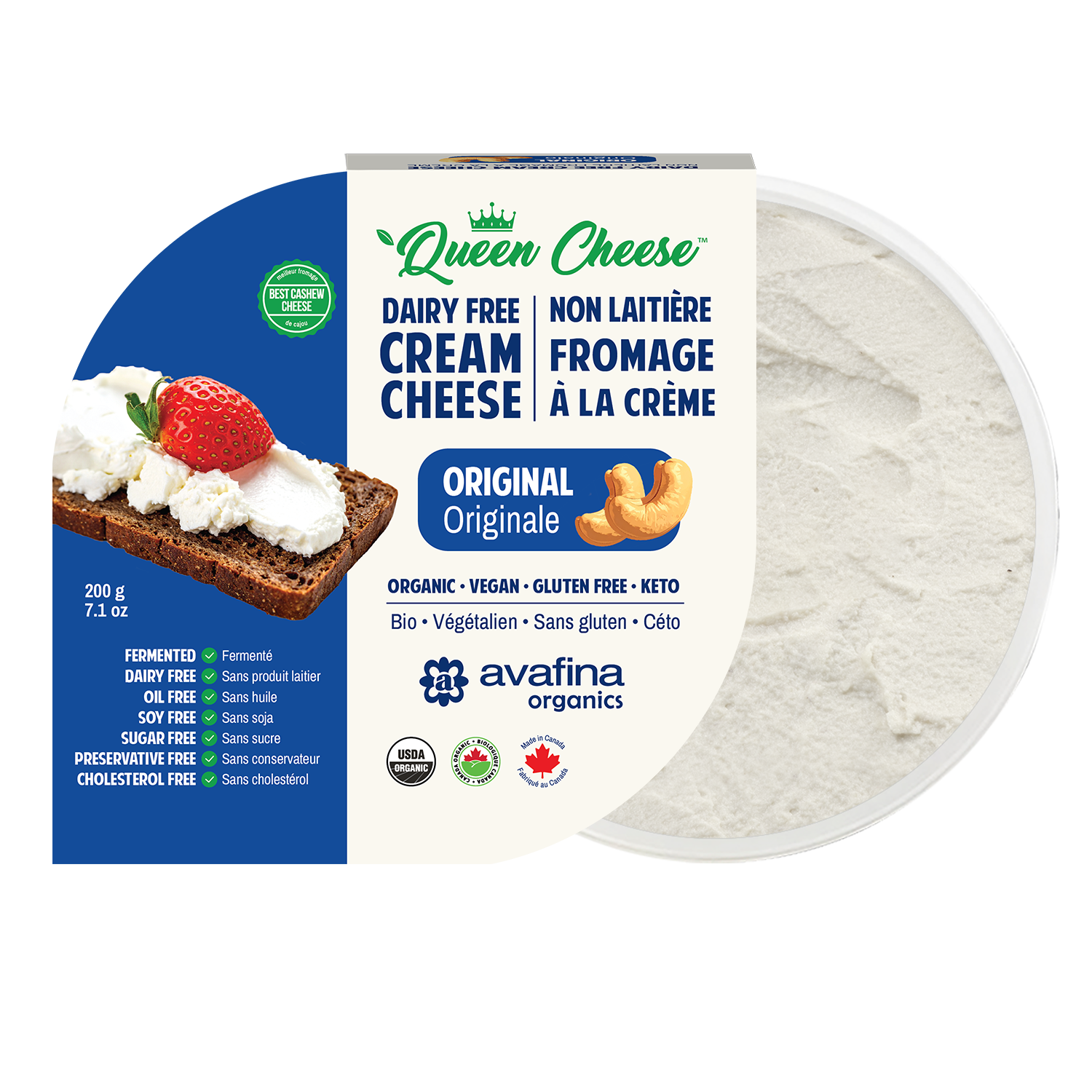 Avafina Organics Original Cream Cheese - 200g