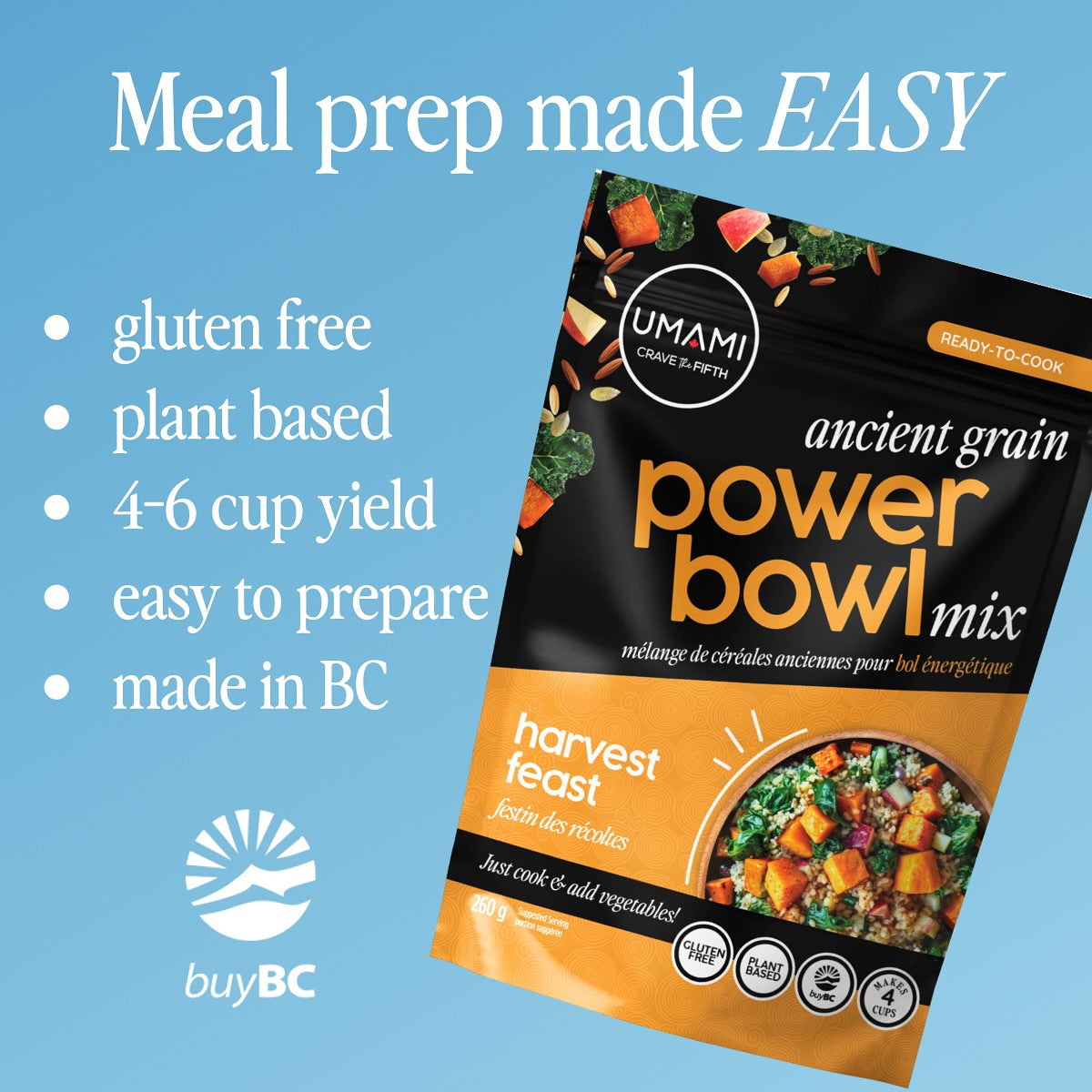 Umami Crave the 5th Harvest Feast Salad Blend - 260g