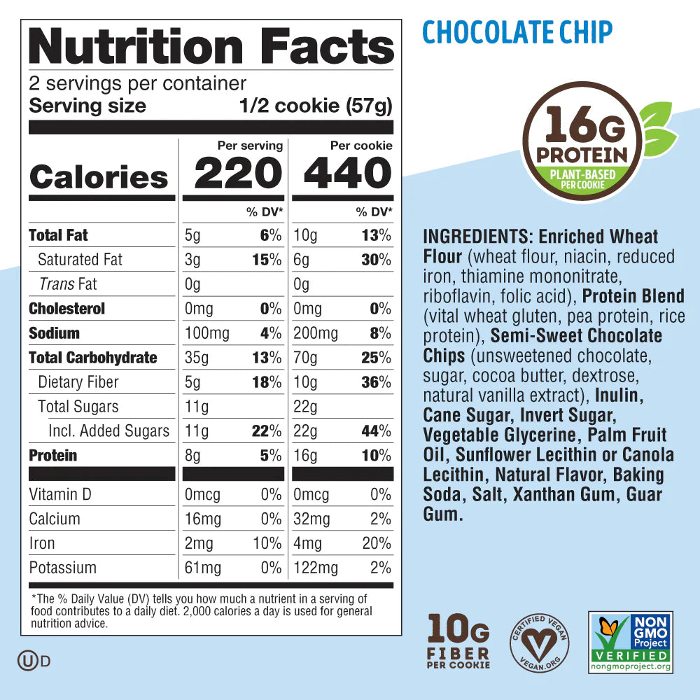 Lenny & Larry's Chocolate Chip Protein Cookie - 113g