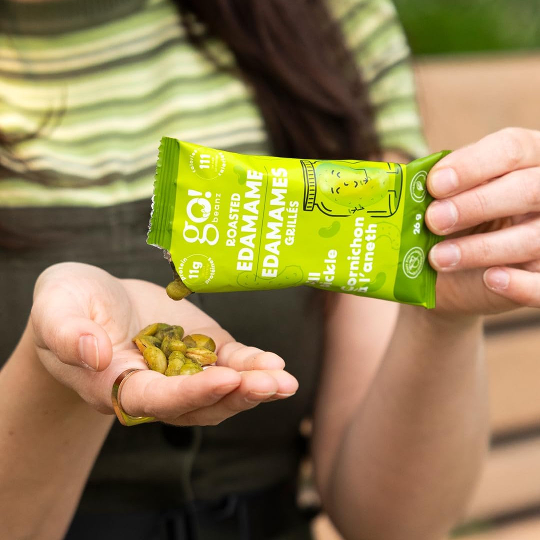 Go! Beanz Dill Pickle Roasted Edamame Beans - 26g