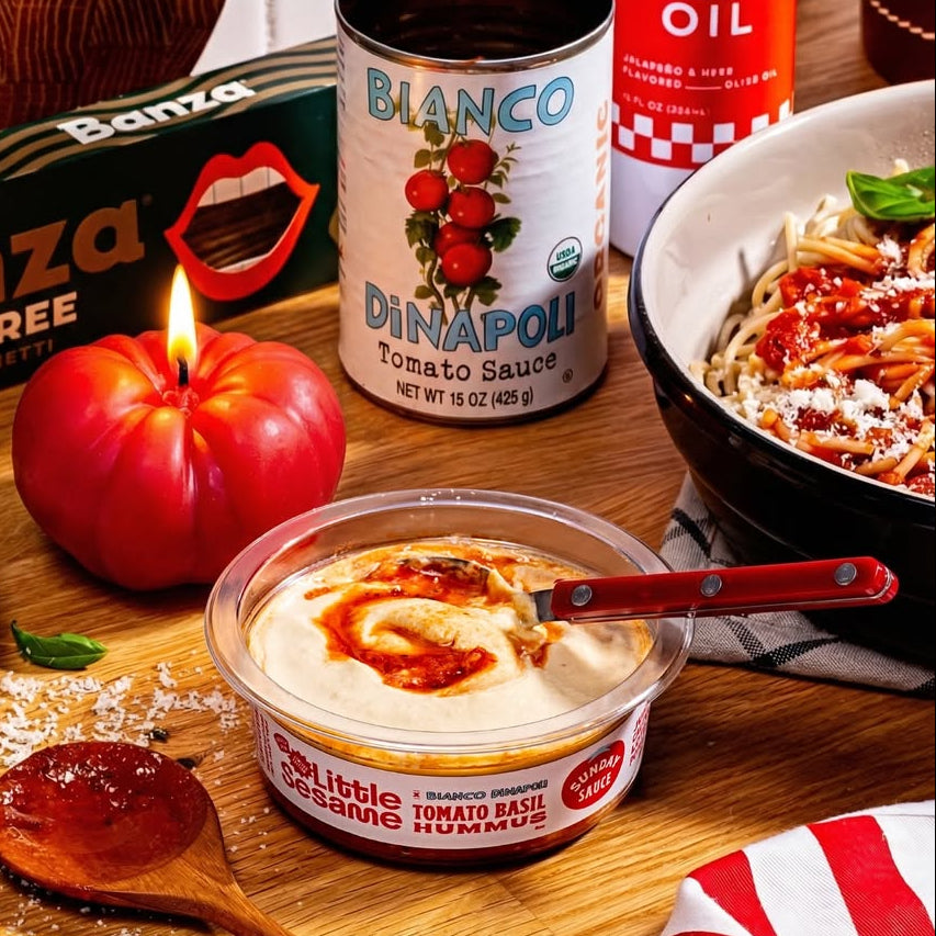 Little Sesame Tomato Basil Hummus - 226g