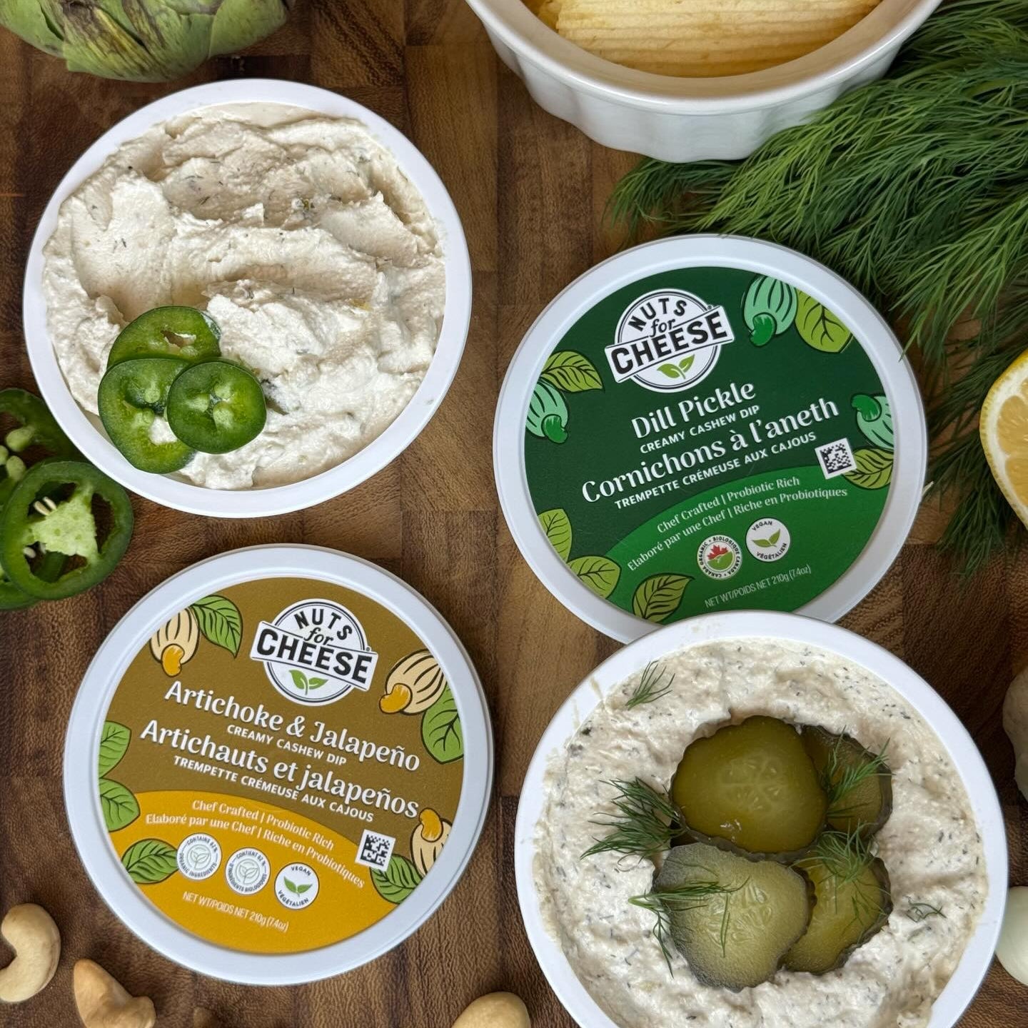 Nuts For Cheese Dill Pickle Creamy Cashew Dip - 210g