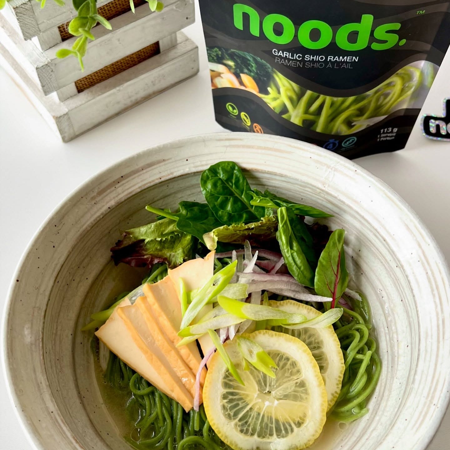 The Plant Based Workshop NOODS. Garlic Shio Ramen Kit - 122g