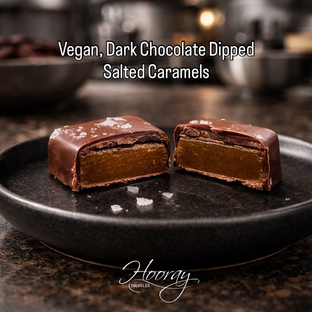 Hooray Truffles Salted Chocolate Dipped Caramels - 6ct