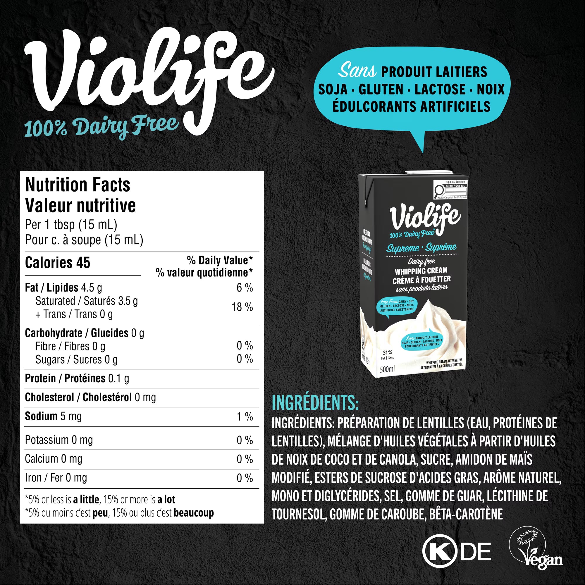 Violife Whipping Cream - 500ml