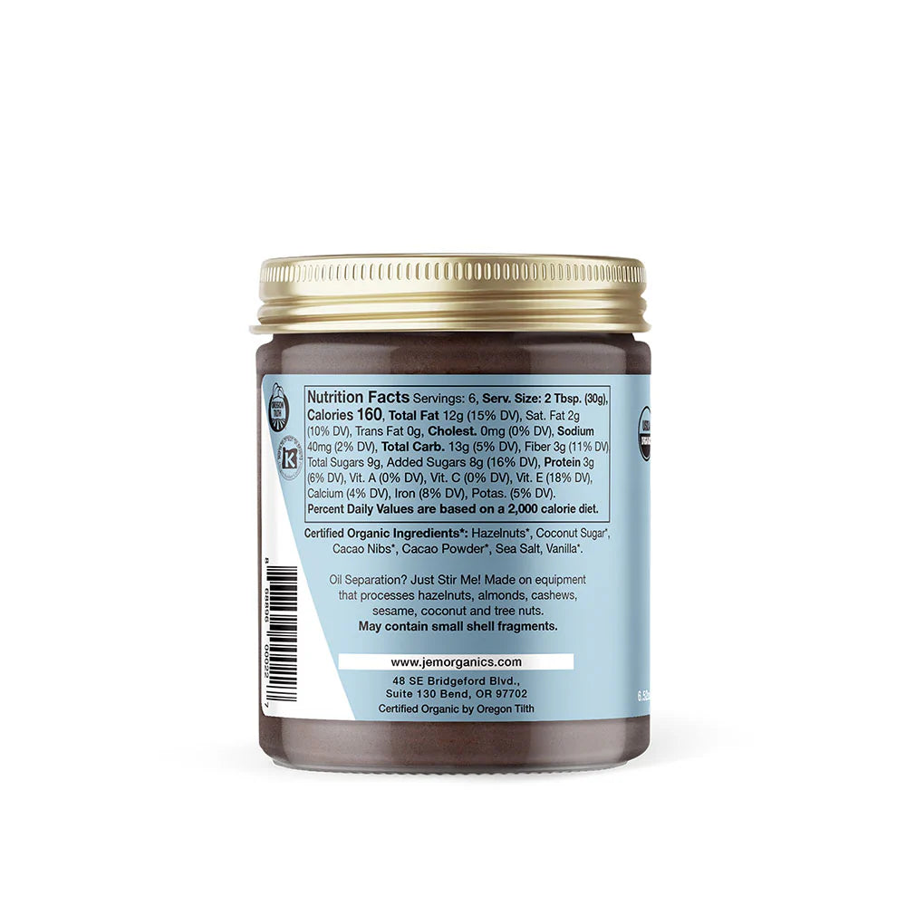 Jem Chocolate Hazelnut Butter - Multiple Sizes