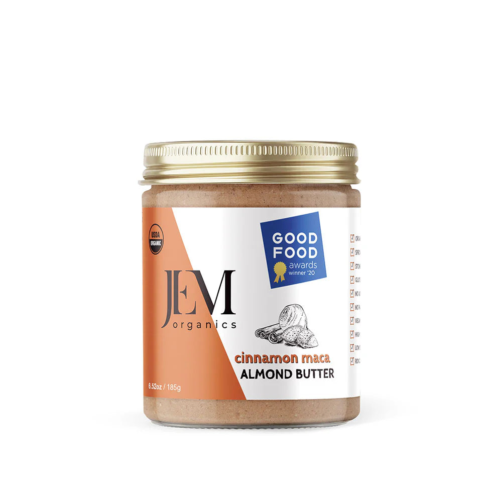 Jem Cinnamon Maca Almond Butter -  Multiple Sizes