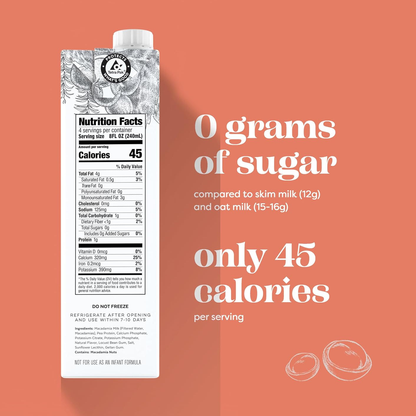 Milkadamia Unsweetened Barista Macadamia Milk - 946ml