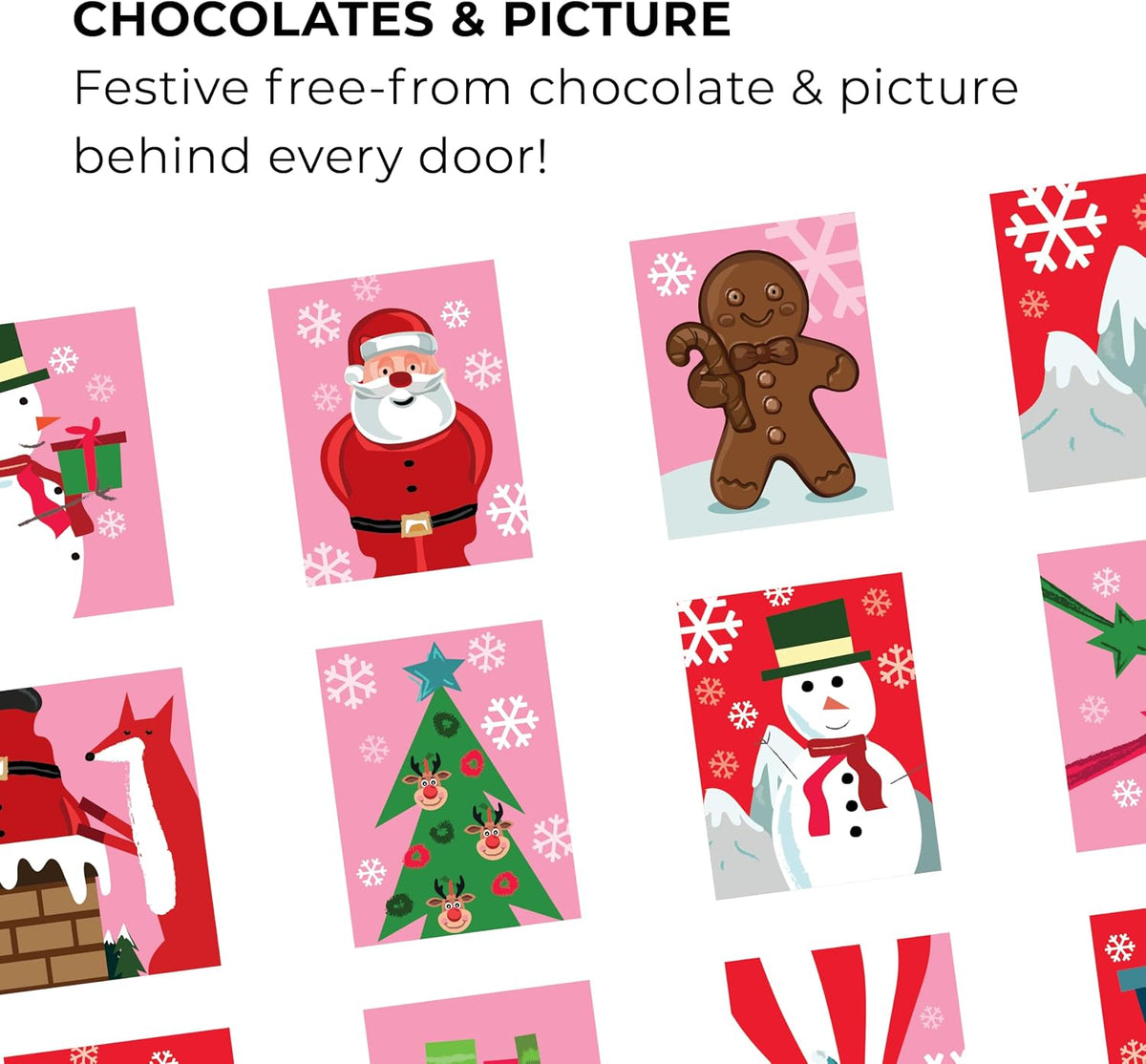 Moo Free Milk Chocolate Advent Calendar - 70g
