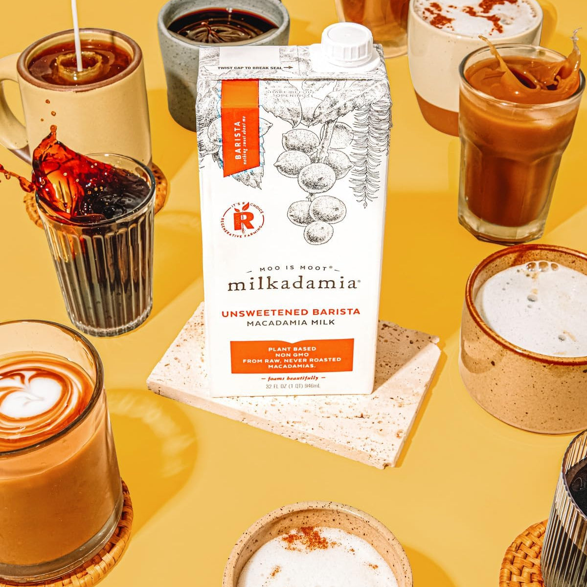 Milkadamia Unsweetened Barista Macadamia Milk - 946ml
