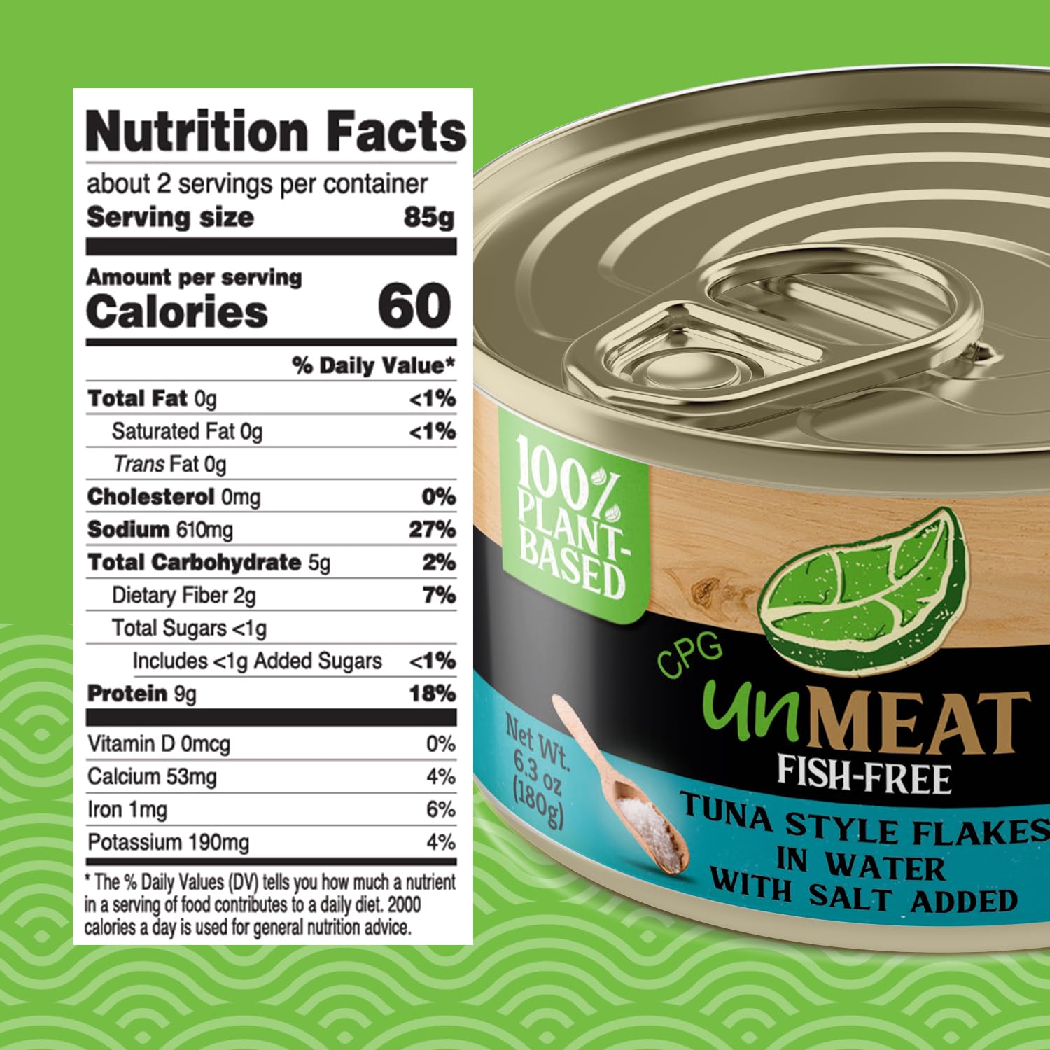 nonMEAT Tuna Flakes in Water - 180g