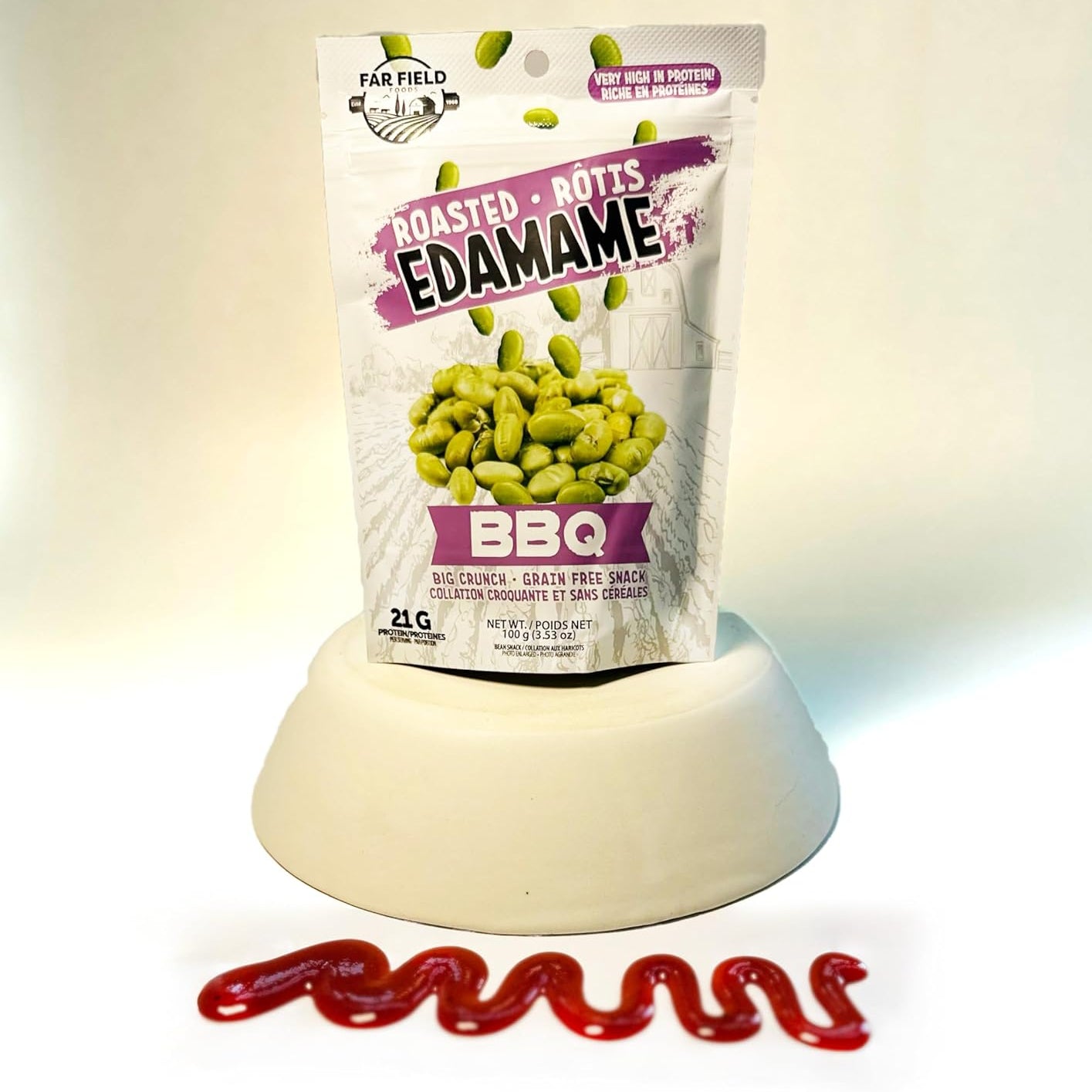 Far Field BBQ Edamame - 100g