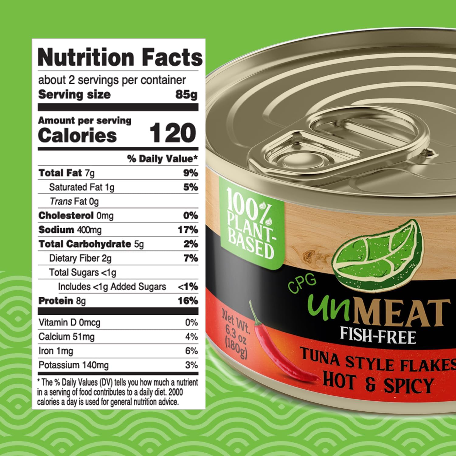 nonMEAT Hot & Spicy Tuna Flakes - 180g