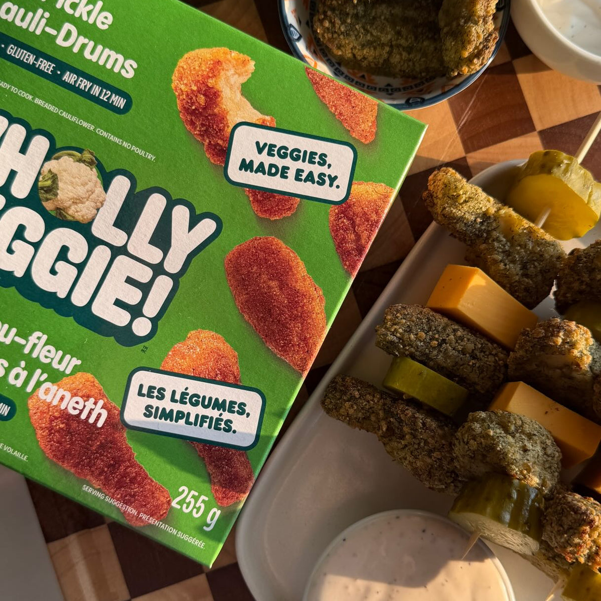 Wholly Veggie Dill Pickle Cauli-Drums - 255g