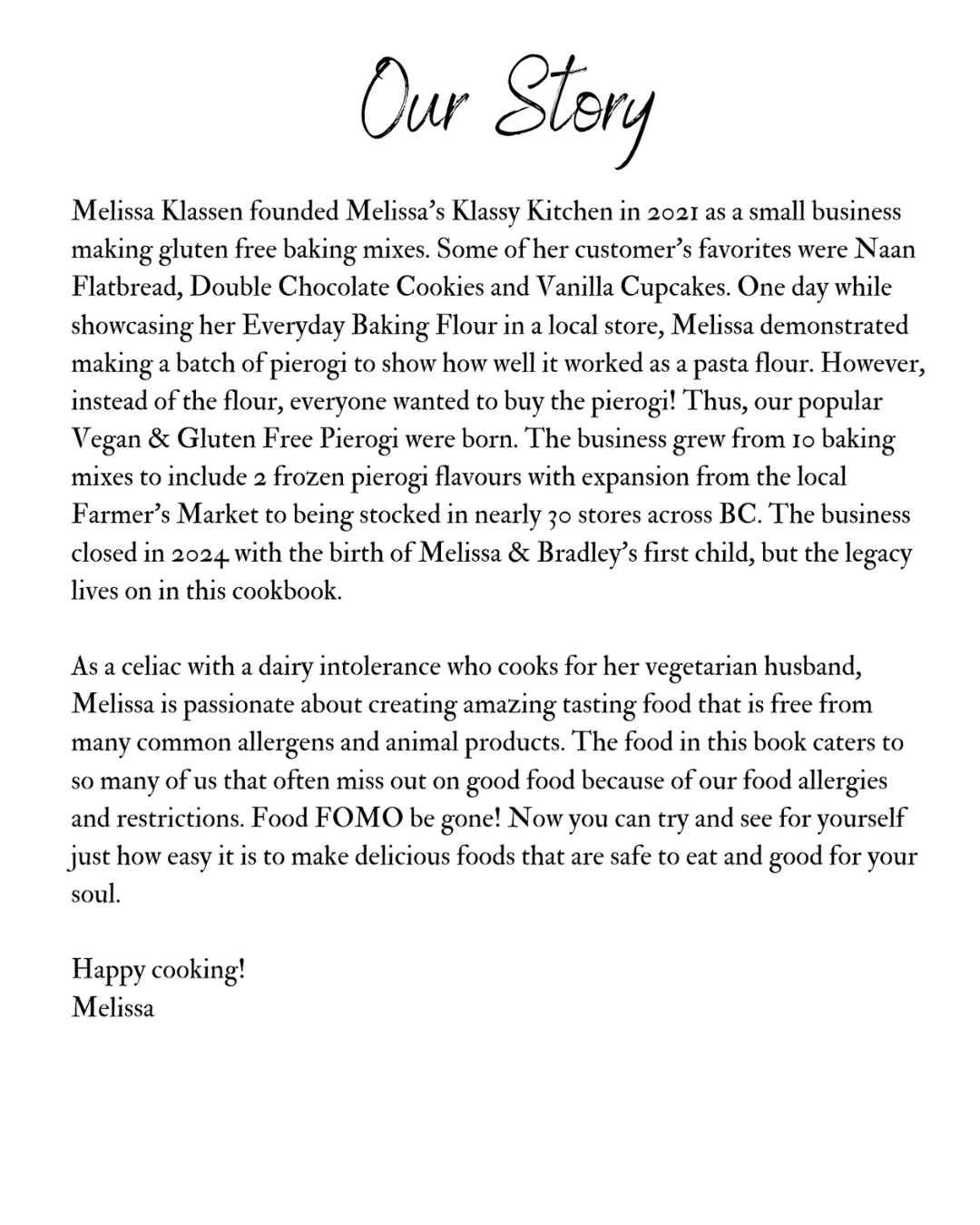Kravings Gluten Free and Vegan Recipes By Melissa Klassen
