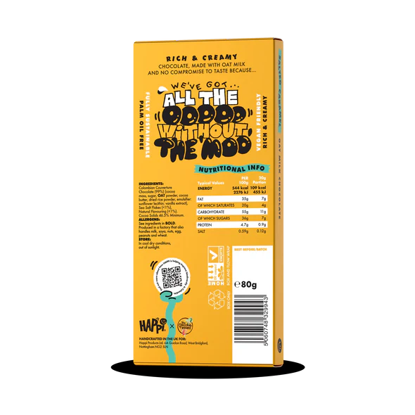 Happi Salted Caramel Oat Milk Chocolate - 80g