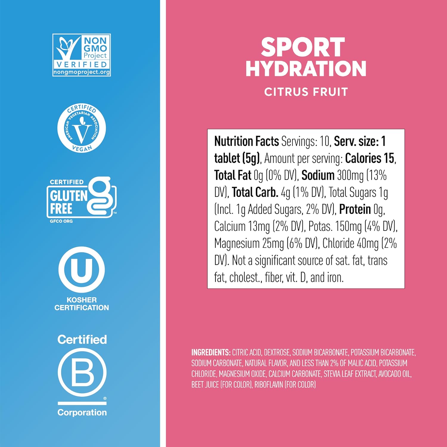 Nuun Sport Citrus Fruit -  55g