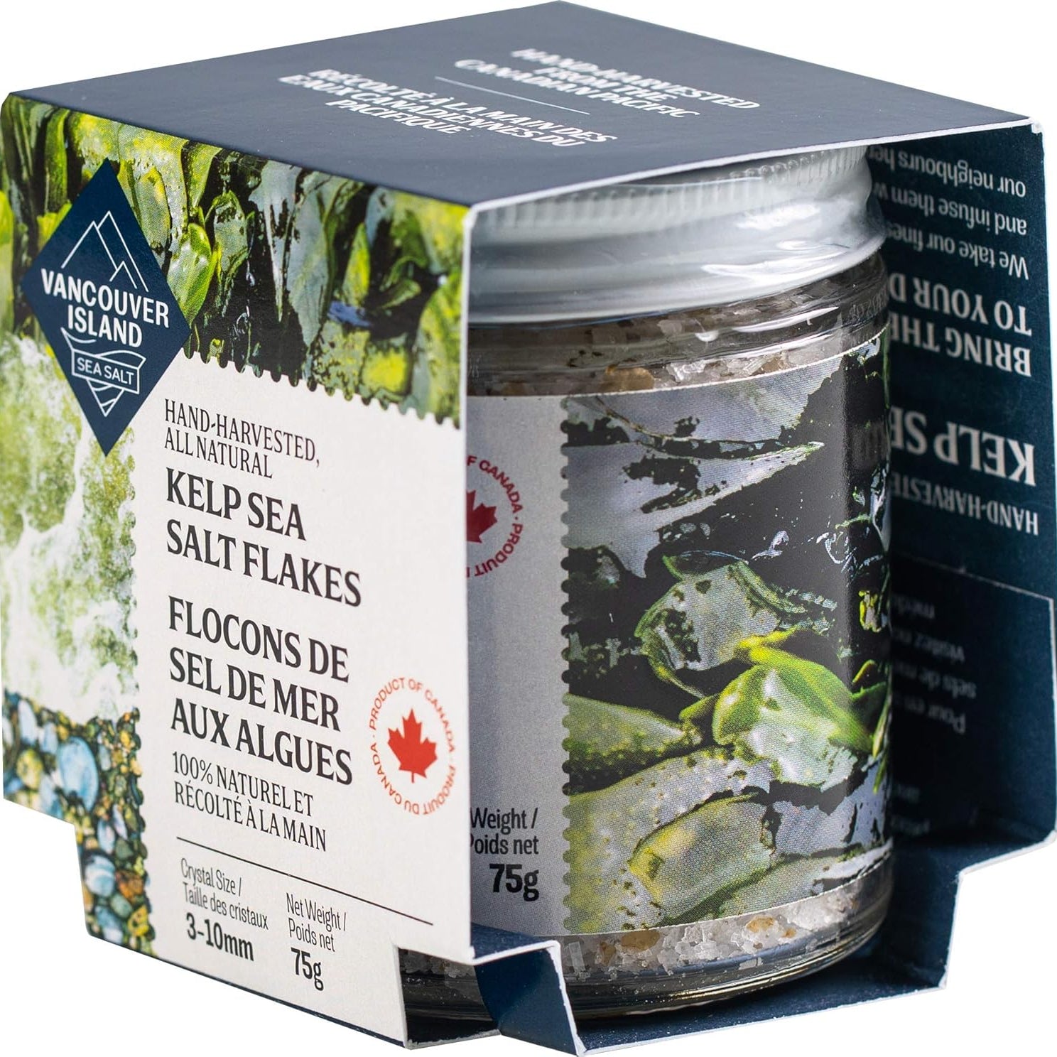 Vancouver Island Sea Salt Kelp Sea Salt - 75g