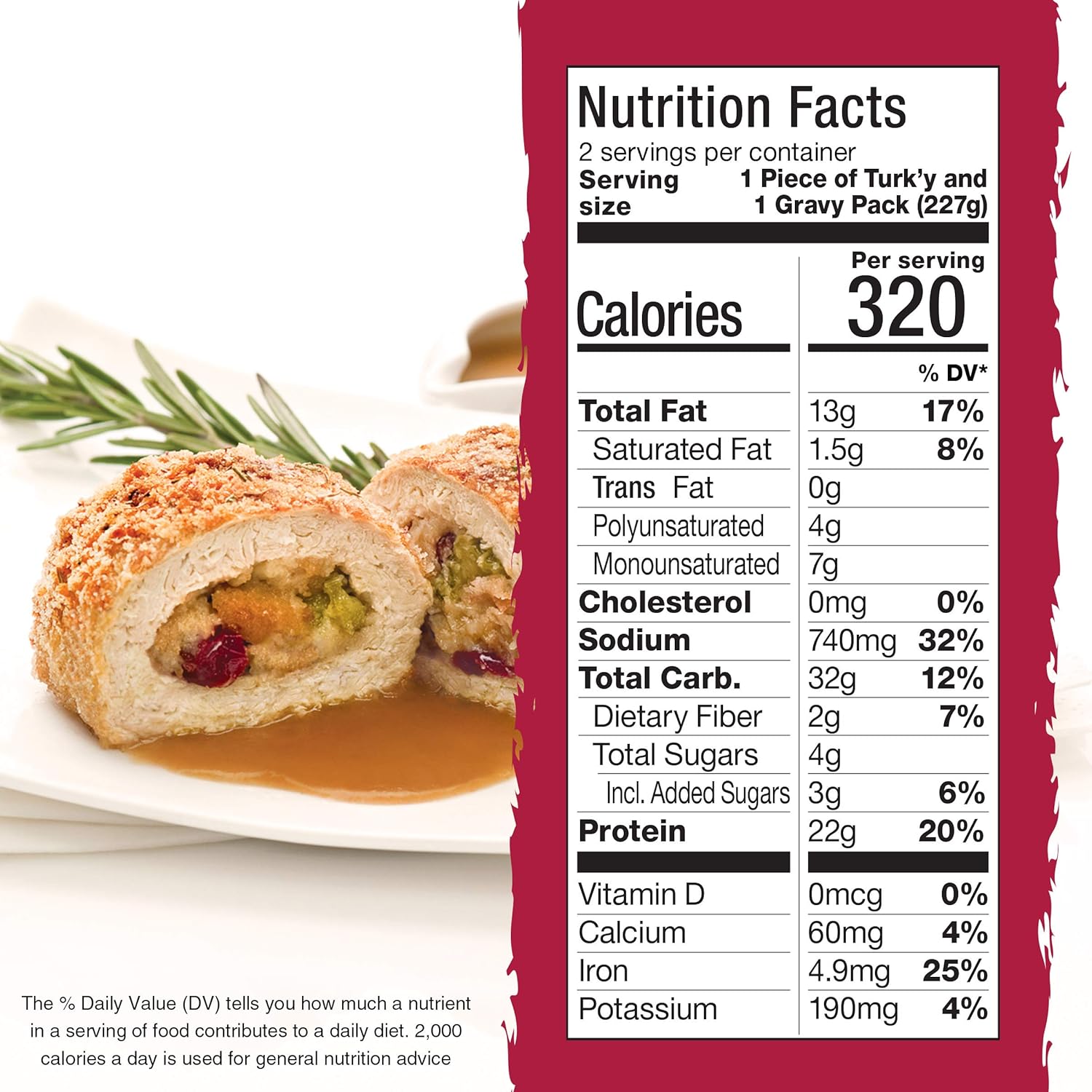 Gardein Farcies Turk'y - 454g