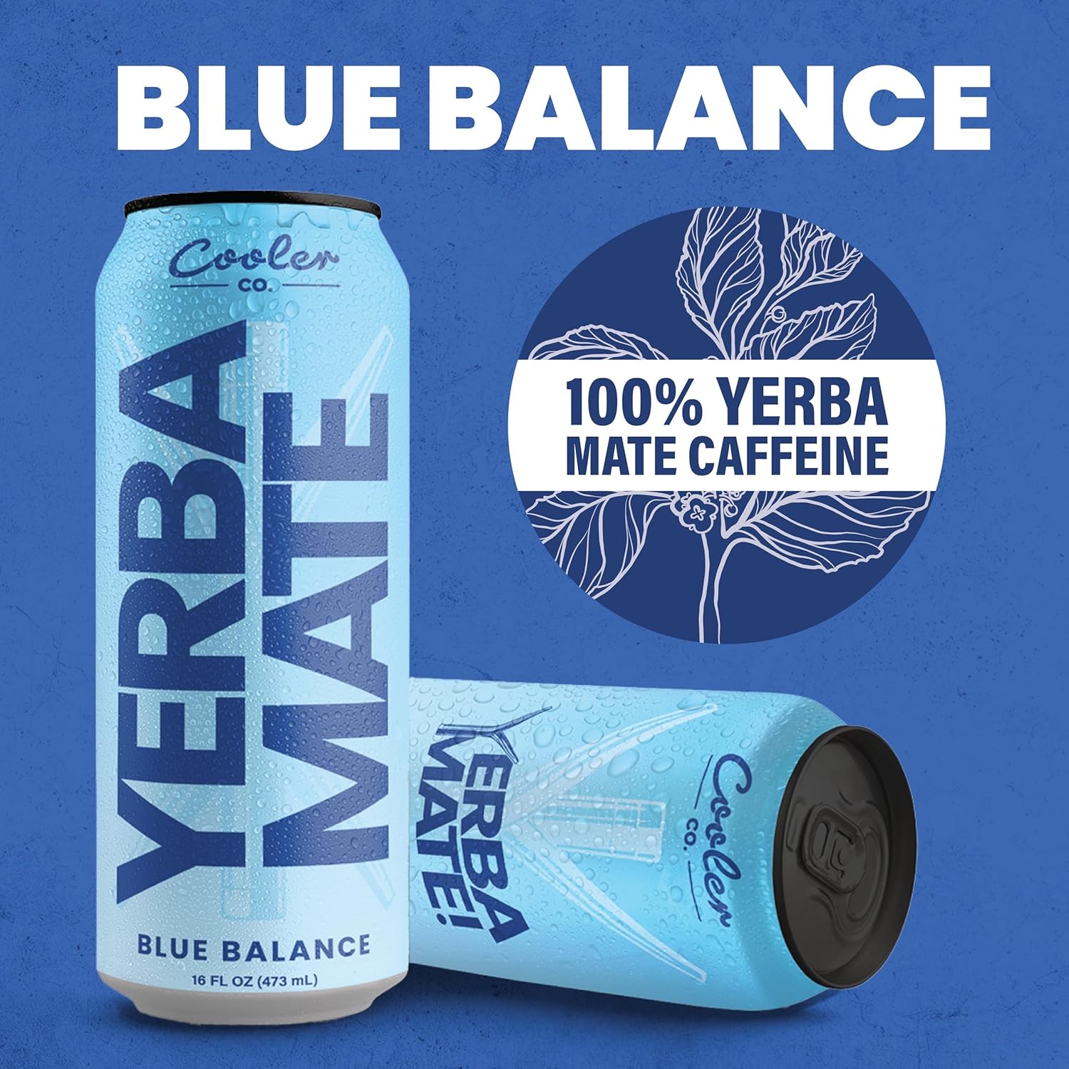 Cooler Co Blue Balance Yerba Mate - 473ml