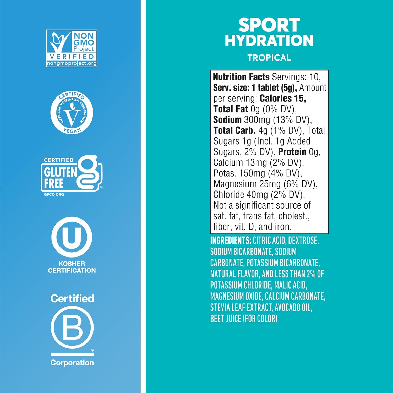 Nuun Sport Tropical -  55g