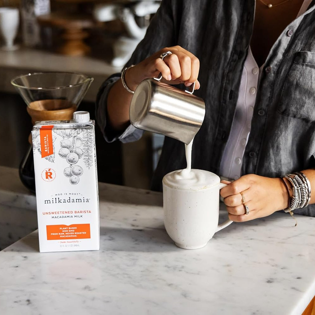 Milkadamia Unsweetened Barista Macadamia Milk - 946ml